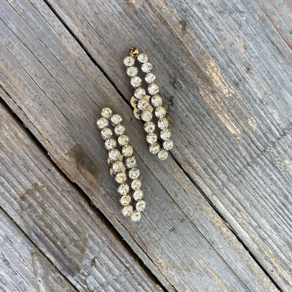 VINTAGE RHINESTONE HAIR CLIPS/SHOE CLIPS
